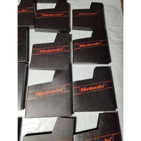 Lot of 17 OEM Nintendo NES Black Dust Jackets - Picture 4 of 10